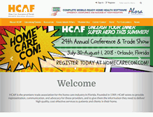Tablet Screenshot of homecarefla.org